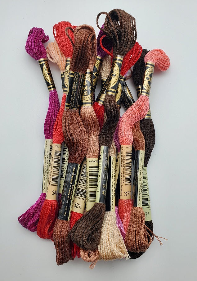 DMC Floss Set for Saint Lucia Mermaid - Nora Corbett NC374