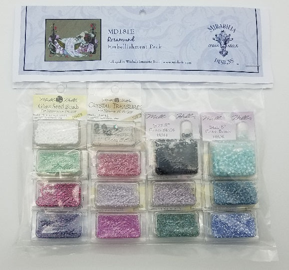 Rosamund - Mirabilia - Chart, Beads, All Thread - MD181