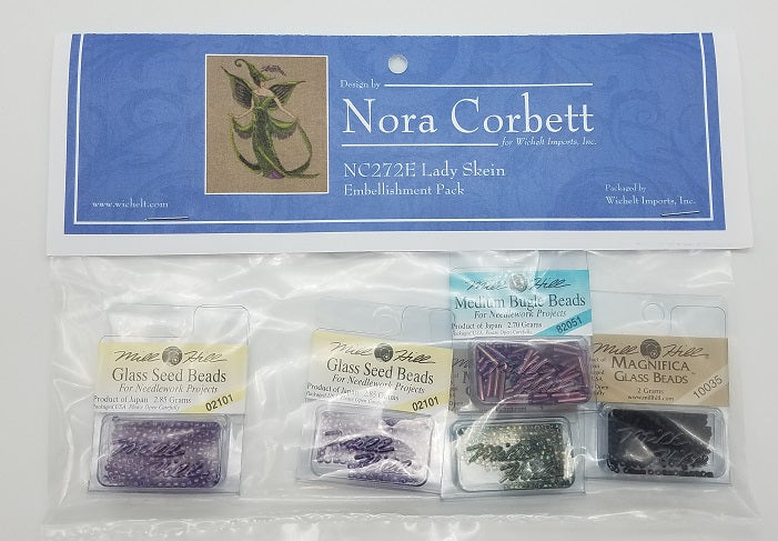 Lady Skein - Nora Corbett - Chart, Beads, All Thread - NC272
