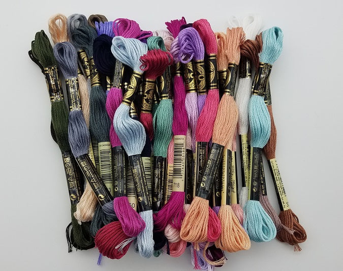 DMC Floss Set for Botanical Garden - Mirabilia MD177