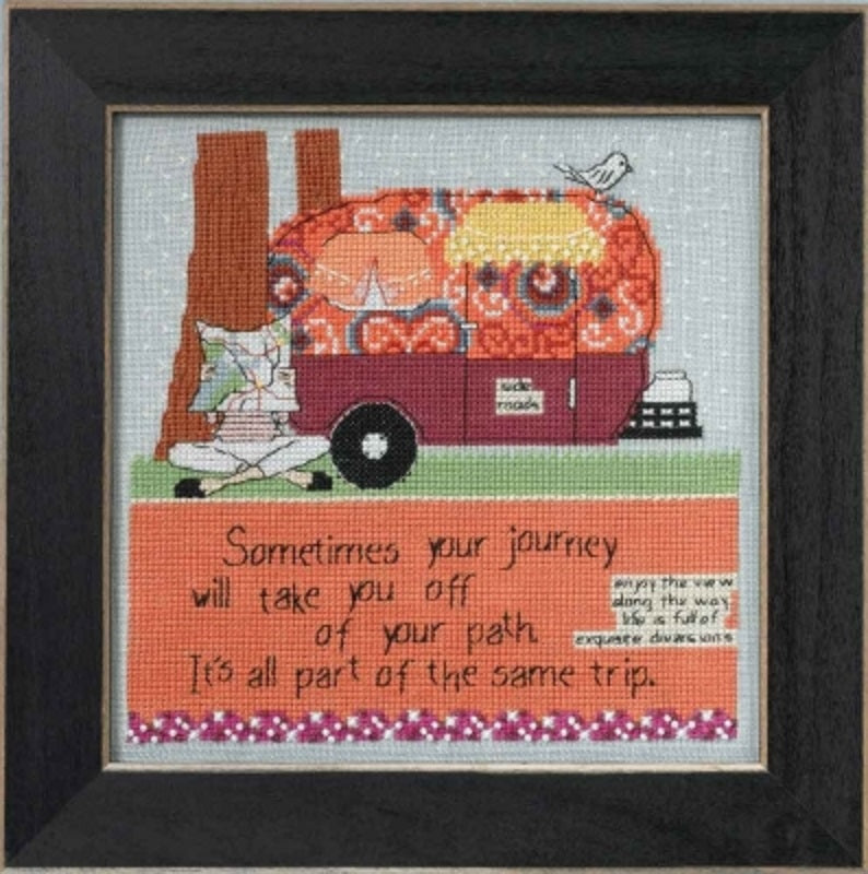 Off Your Path - Curly Girl - Mill Hill - Cross Stitch Kit