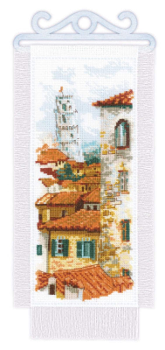 Pisa Roofs - Riolis - Cross Stitch Kit