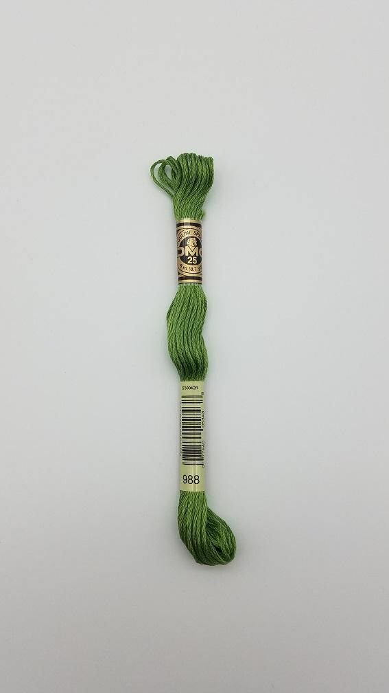 DMC 988 - 6-Strand Floss - Forest Green Medium