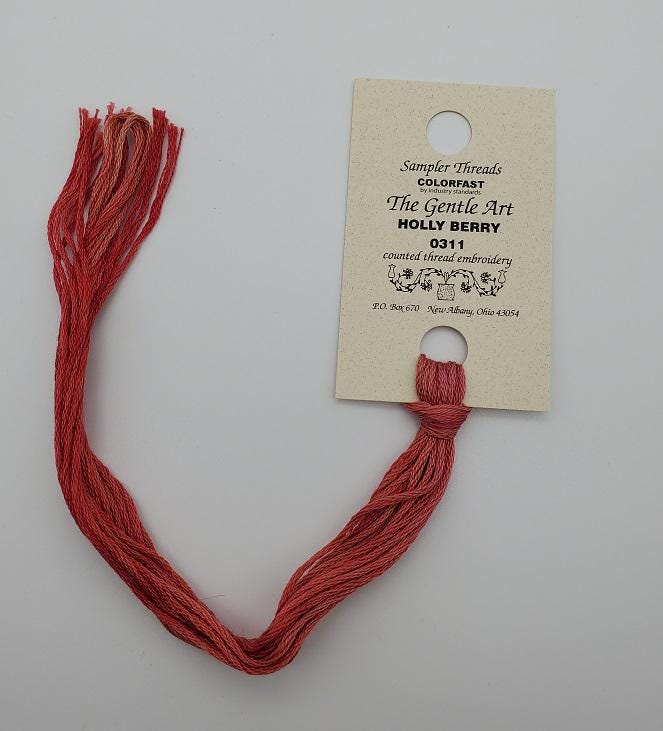 Holly Berry - Gentle Art Sampler Hand-Dyed Floss - 0311