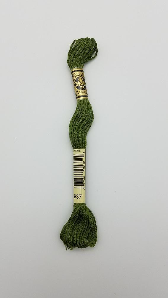 DMC 937 - 6-Strand Floss - Avocado Green Medium