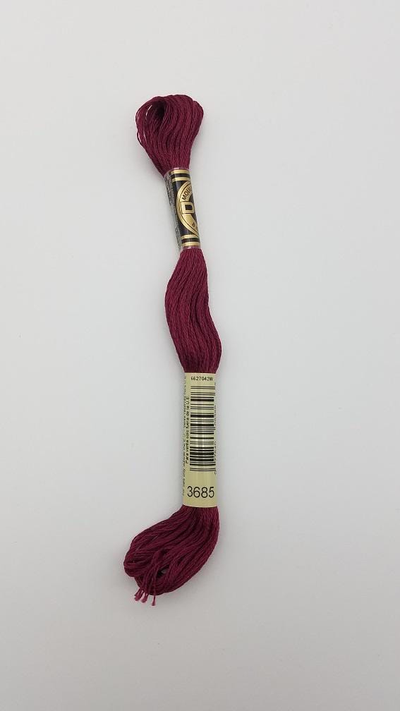 DMC 3685 - 6-Strand Floss - Mauve Very Dark