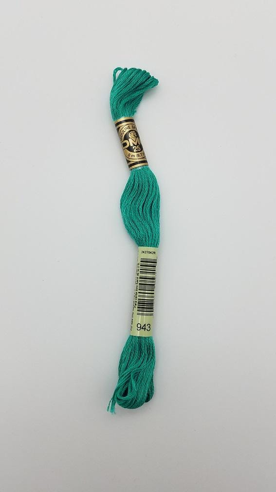 DMC 943 - 6-Strand Floss - Aquamarine Medium