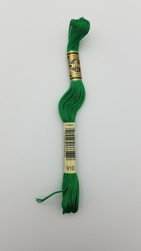 DMC 910 - 6-Strand Floss - Emerald Green Dark
