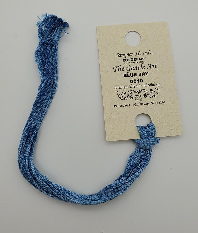 Blue Jay - Gentle Art Sampler Hand-Dyed Floss - 0210