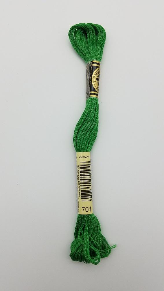 DMC 701 - 6-Strand Floss - Green Light