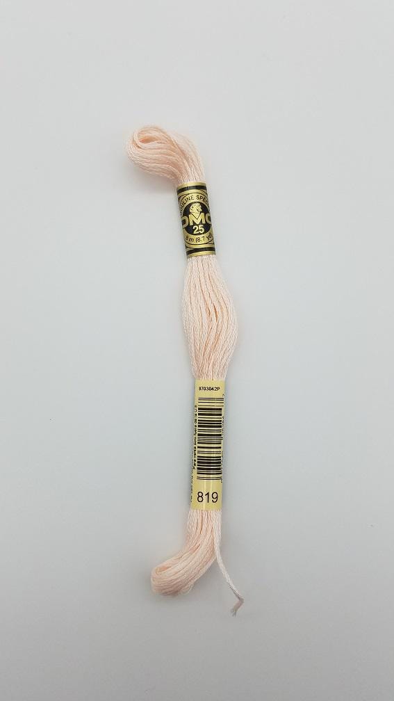 DMC 819 - 6-Strand Floss - Baby Pink Light