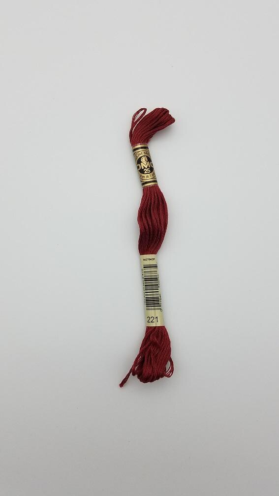 DMC 221 - 6-Strand Floss - Shell Pink Very Dark