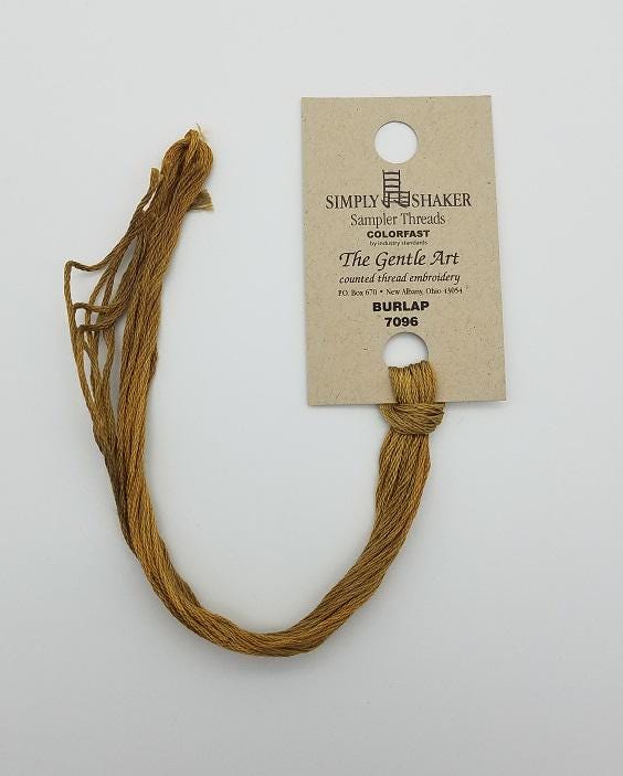 Burlap - Gentle Art Simply Shaker Hand-Dyed Floss - 7096