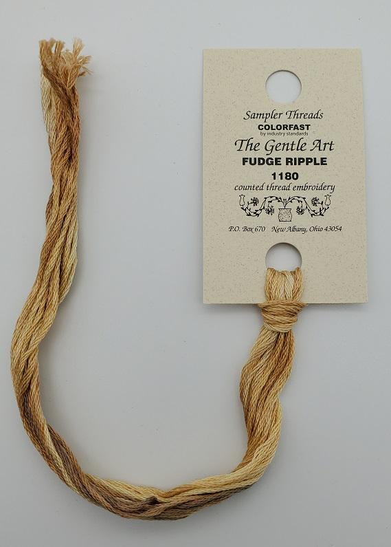 Fudge Ripple - Gentle Art Sampler Hand-Dyed Floss - 1180