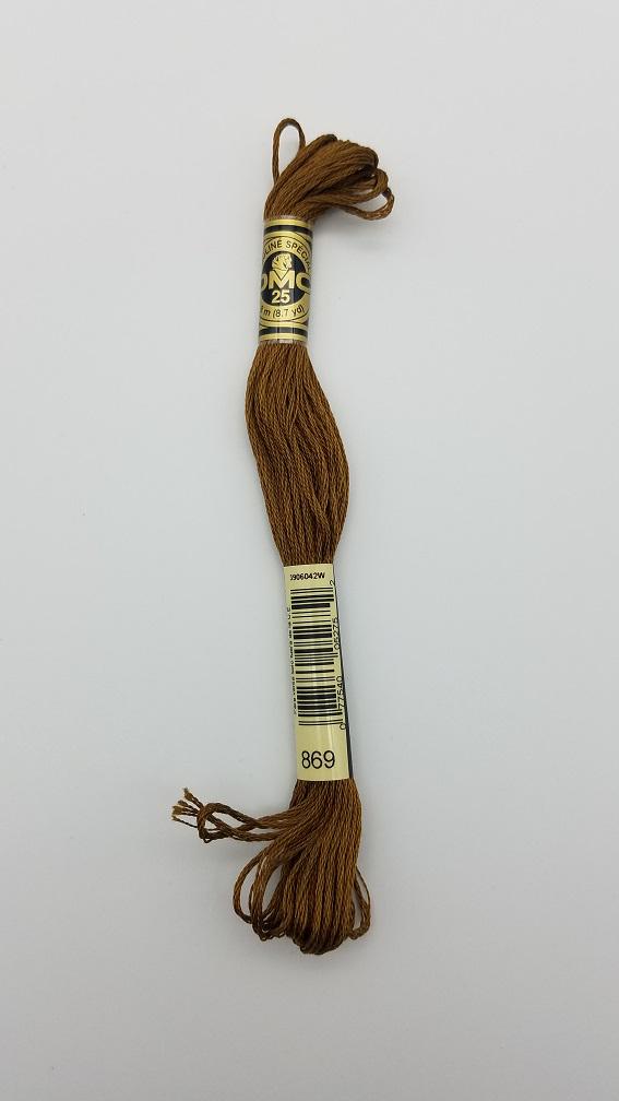 DMC 869 - 6-Strand Floss - Hazelnut Brown Very Dark