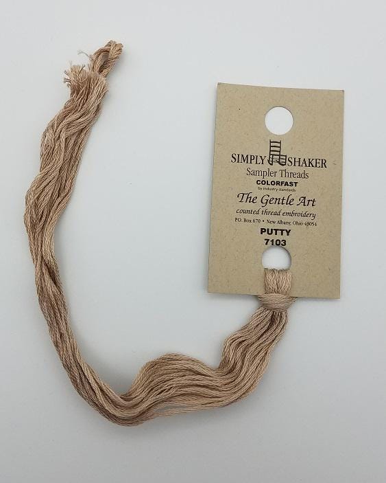 Putty - Gentle Art Simply Shaker Hand-Dyed Floss - 7103