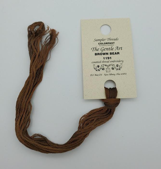 Brown Bear - Gentle Art Sampler Hand-Dyed Floss - 1191