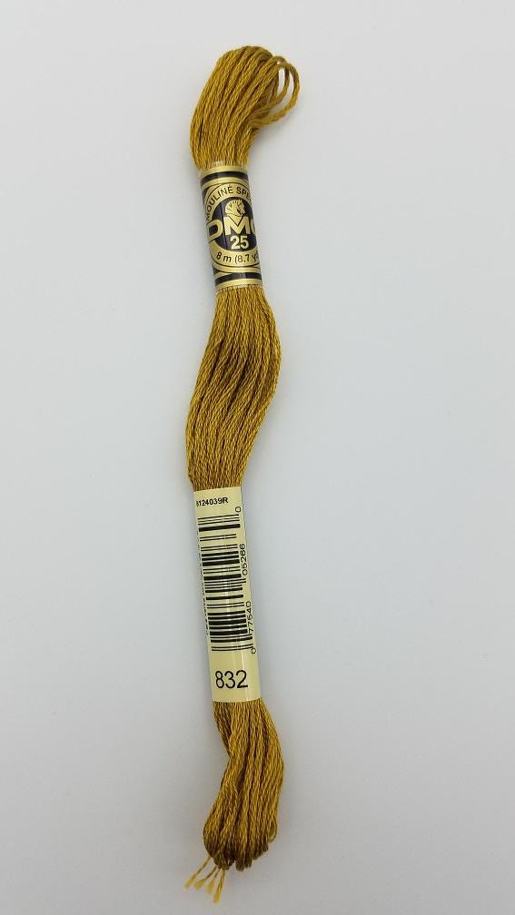 DMC 832 - 6-Strand Floss - Golden Olive
