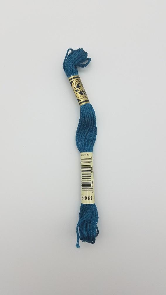 DMC 3808 - 6-Strand Floss - Turquoise Ultra Very Dark