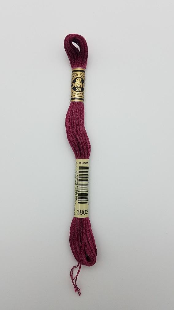 DMC 3803 - 6-Strand Floss - Mauve Dark