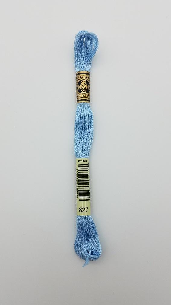 DMC 827 - 6-Strand Floss - Blue Very Light