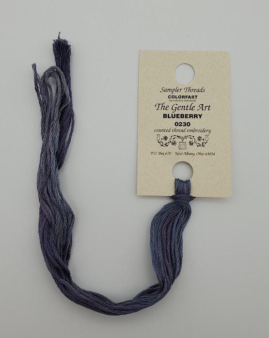 Blueberry - Gentle Art Sampler Hand-Dyed Floss - 0230
