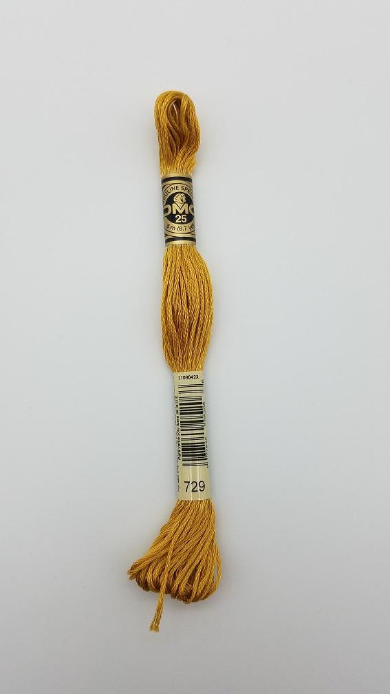 DMC 729 - 6-Strand Floss - Old Gold Medium