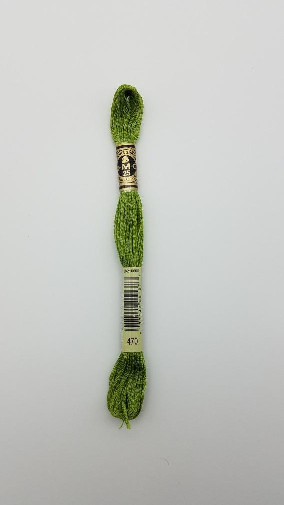 DMC 470 - 6-Strand Floss - Avocado Green Light