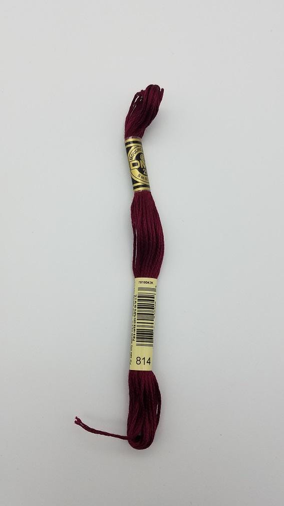 DMC 814 - 6-Strand Floss - Garnet Dark