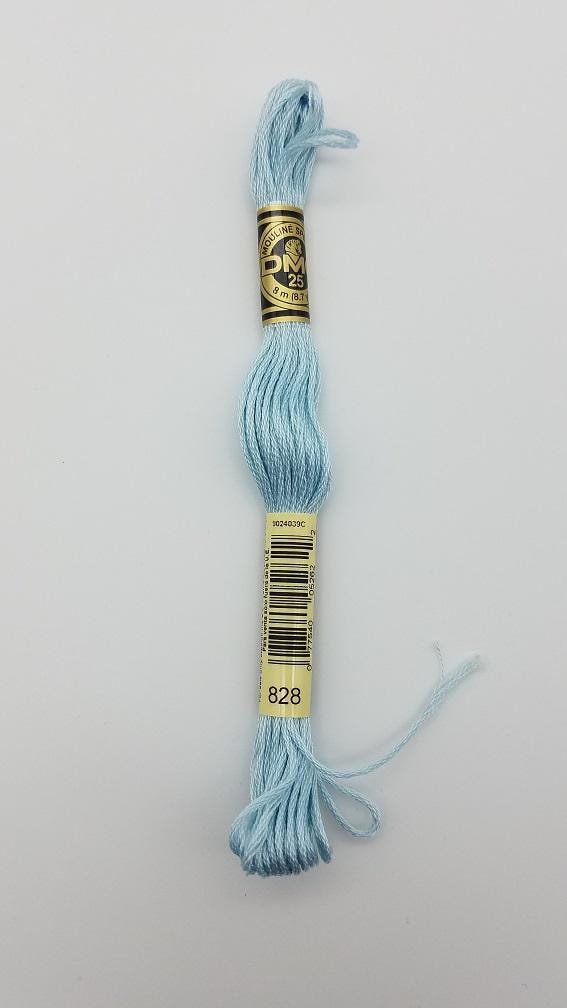 DMC 828 - 6-Strand Floss - Blue Ultra Very Very Light