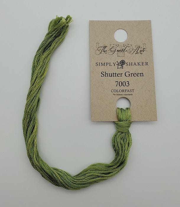 Shutter Green - Gentle Art Simply Shaker Hand-Dyed Floss - 7003