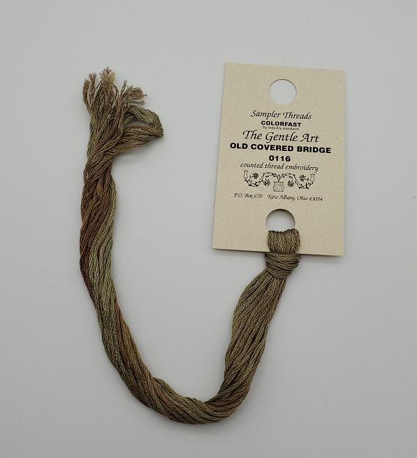 Old Covered Bridge - Gentle Art Sampler Hand-Dyed Floss - 0116
