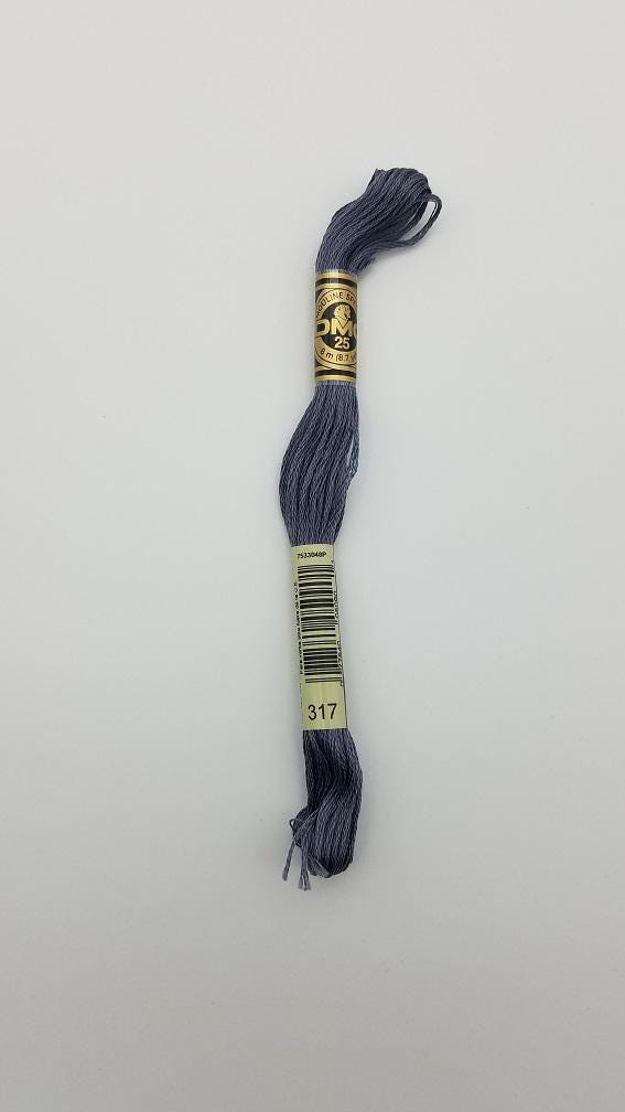 DMC 317 - 6-Strand Floss - Pewter Grey