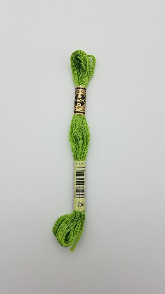 DMC 704 - 6-Strand Floss - Bright Chartruse
