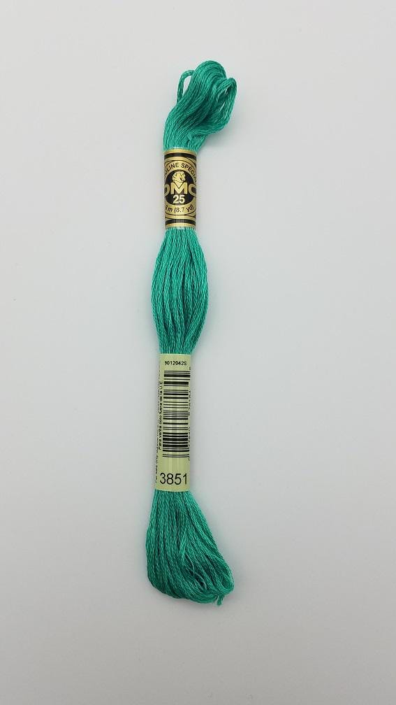 DMC 3851 - 6-Strand Floss - Bright Green Light