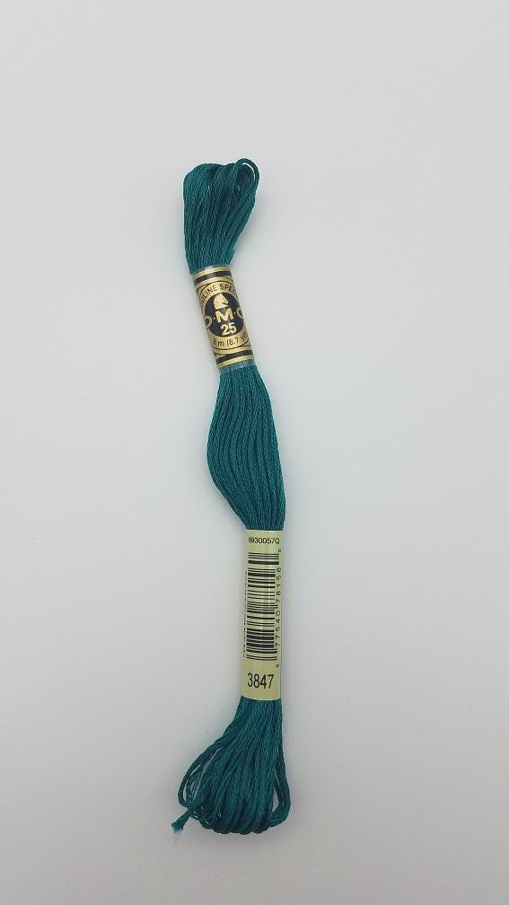 DMC 3847 - 6-Strand Floss - Teal Green Dark