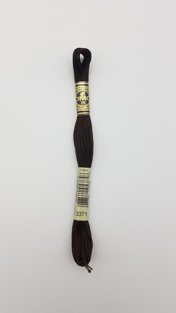DMC 3371 - 6-Strand Floss - Black Brown