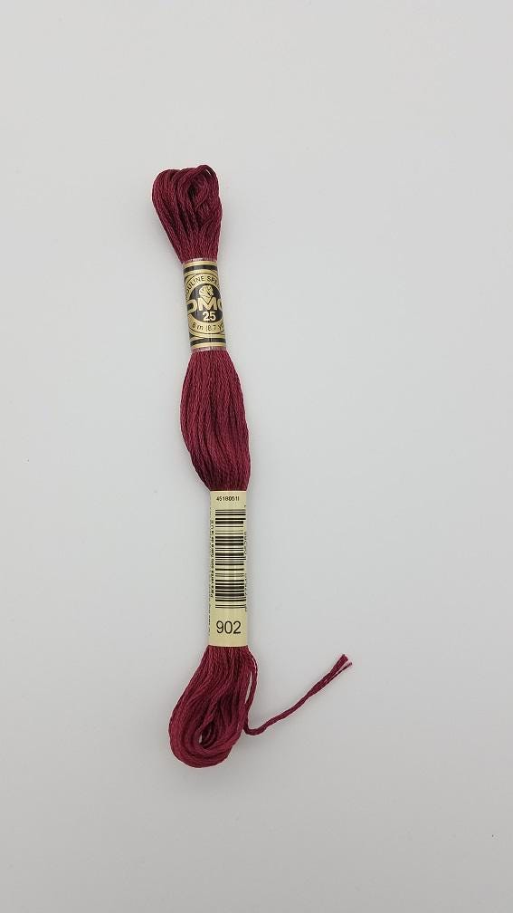 DMC 902 - 6-Strand Floss - Garnet Very Dark