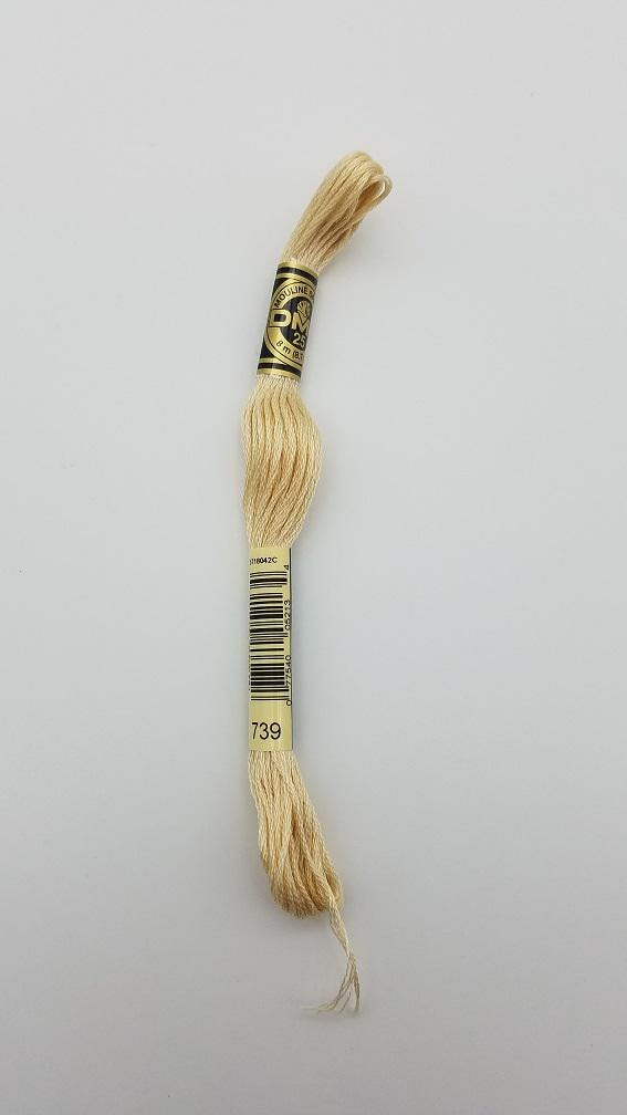 DMC 739 - 6-Strand Floss - Tan Ultra Very Light
