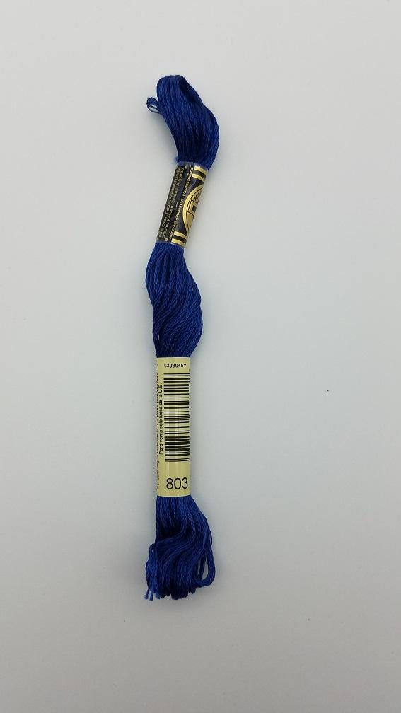 DMC 803 - 6-Strand Floss - Baby Blue Ultra Very Dark