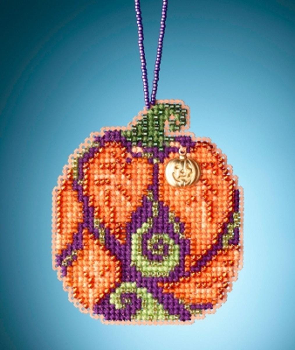 Autumn Pumpkin - Mill Hill Painted Pumpkins - Cross Stitch Kit - MH16-2021