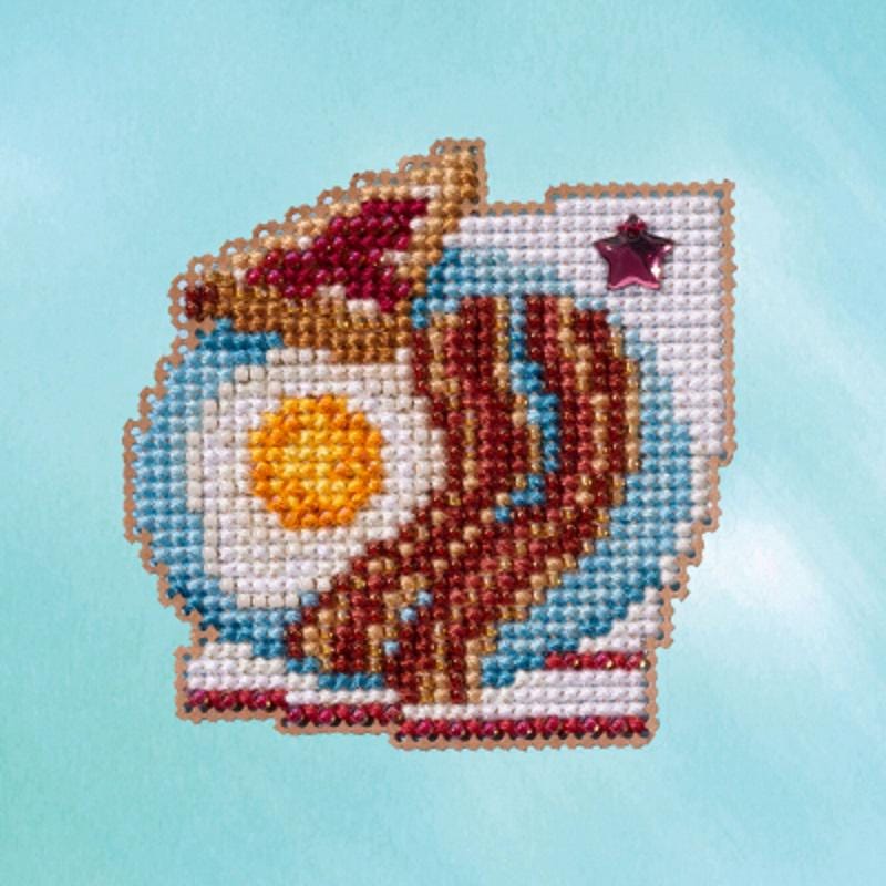Bacon and Eggs - Mill Hill Spring Bouquet - Cross Stitch Kit - MH18-2314