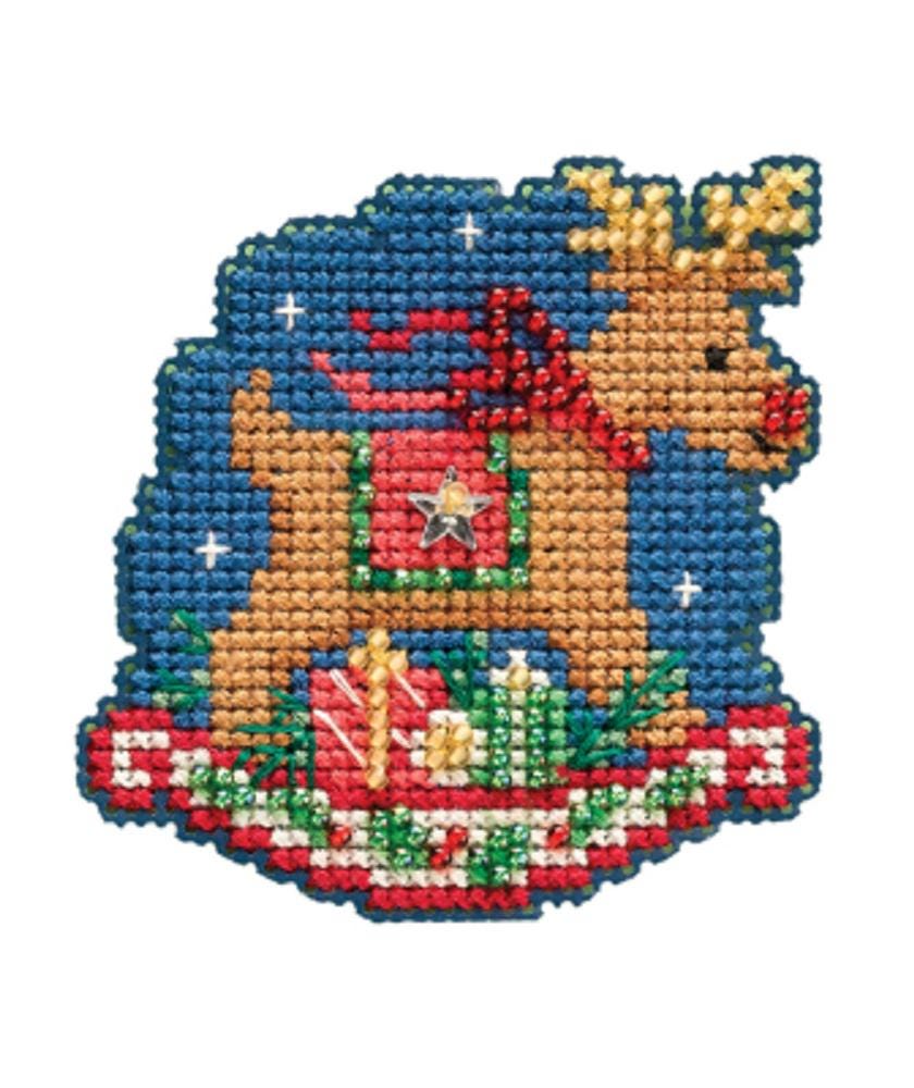 Rocking Reindeer - Mill Hill - Winter Holiday - Cross Stitch Kit - MH18-2131