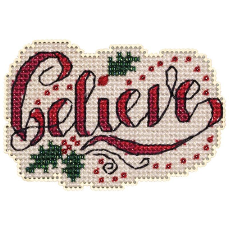 Holly Believe - Mill Hill - Winter Holiday - Cross Stitch Kit - MH18-2333