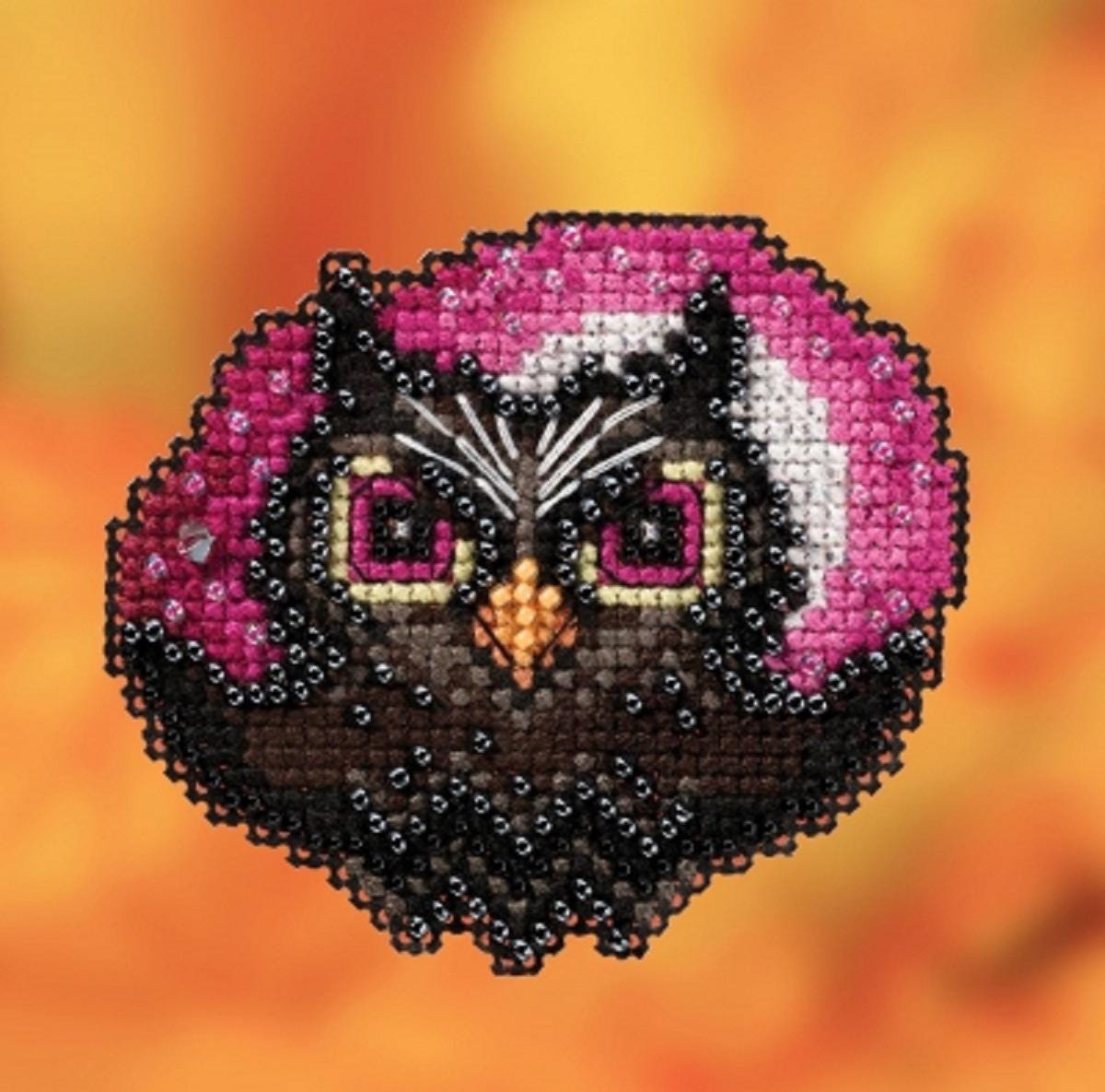 Moonlit Owl - Mill Hill Autumn Harvest - Cross Stitch Kit - MH18-2023