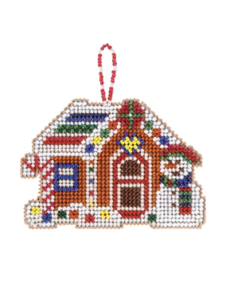 Gingerbread Cabin - Mill Hill - Beaded Holiday - Cross Stitch Kit - MH21-2114