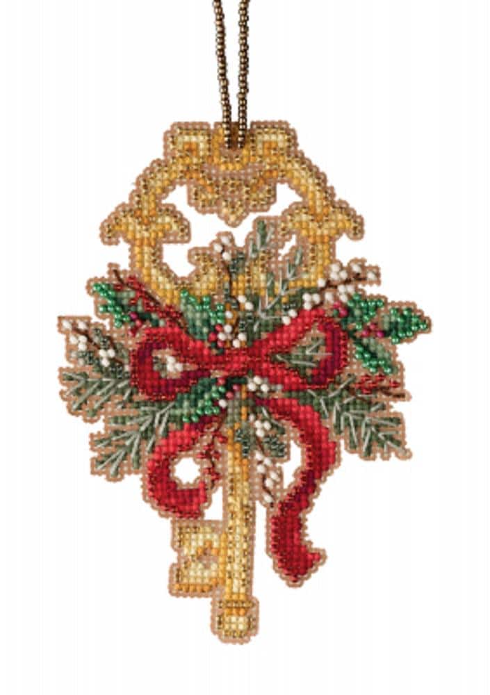 Winter Key - Mill Hill - Antique Keys Trilogy - Cross Stitch Kit - MH19-2113