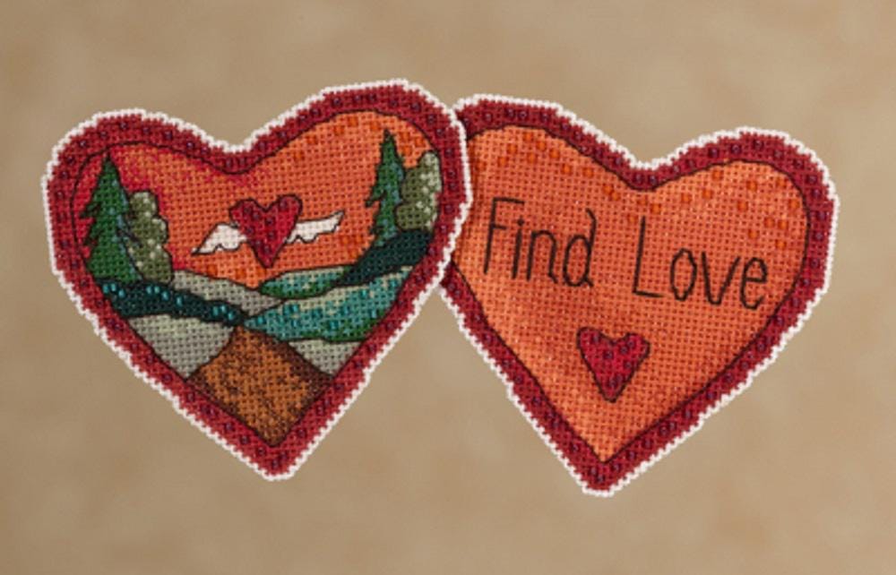Find Love - Mill Hill Sticks - Cross Stitch Kit - ST14-2113