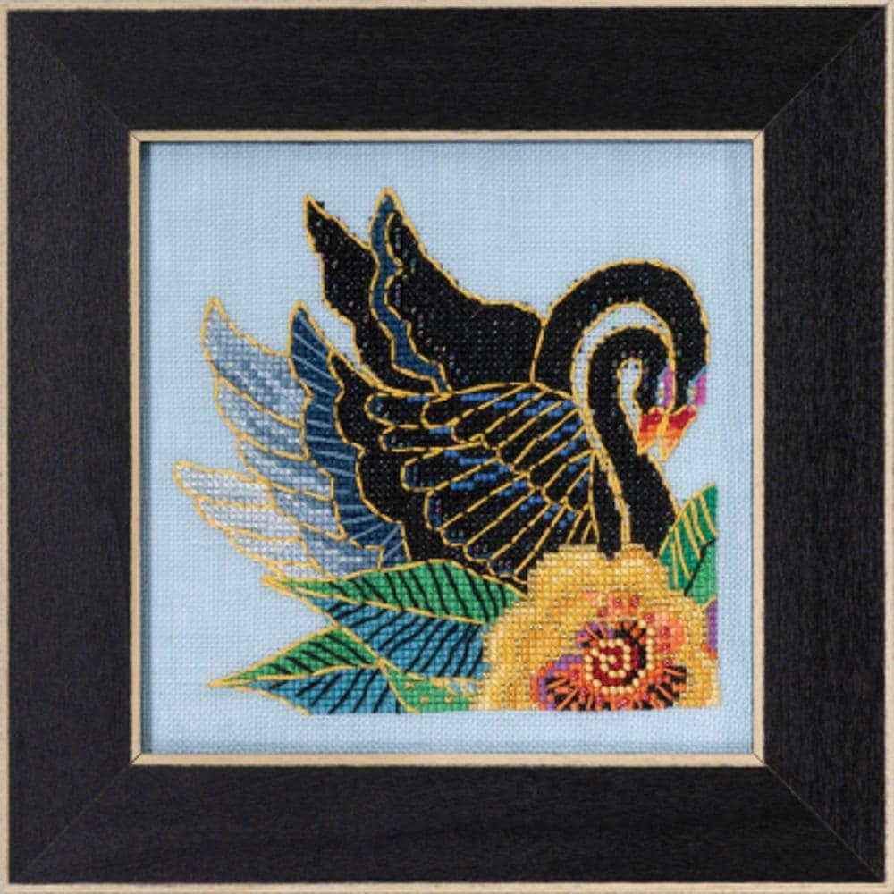 Black Swans - Laurel Burch - Mill Hill - Cross Stitch Kit - LB30-2311