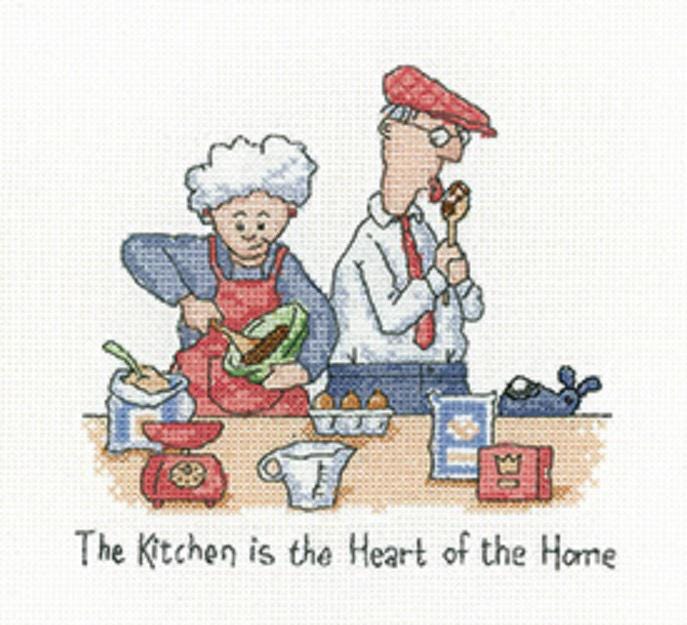 Heart of the Home - Baking - Counted Cross Stitch Kit - Heritage Crafts